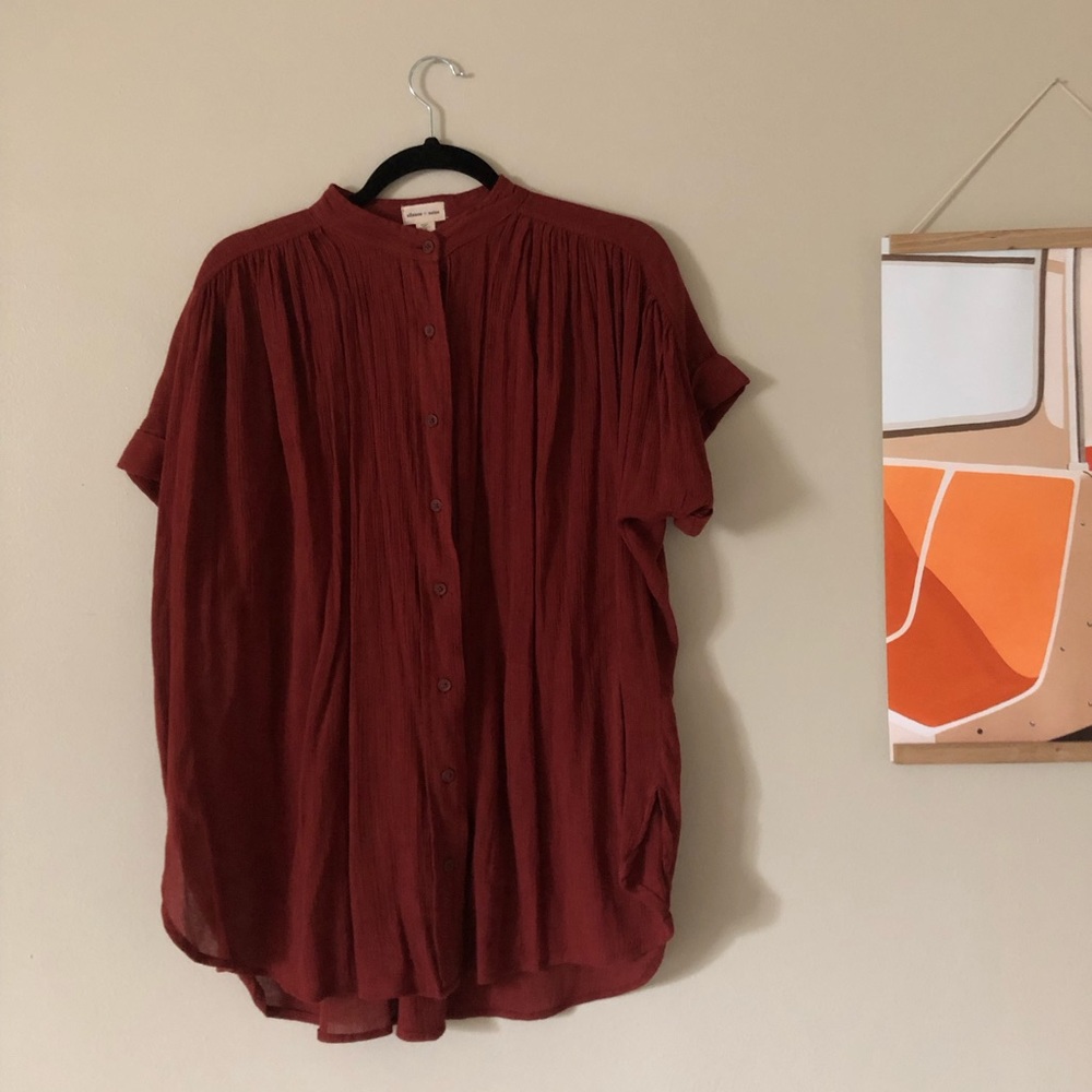 Silence + Noise Button Up Top (Urban Outfitters)